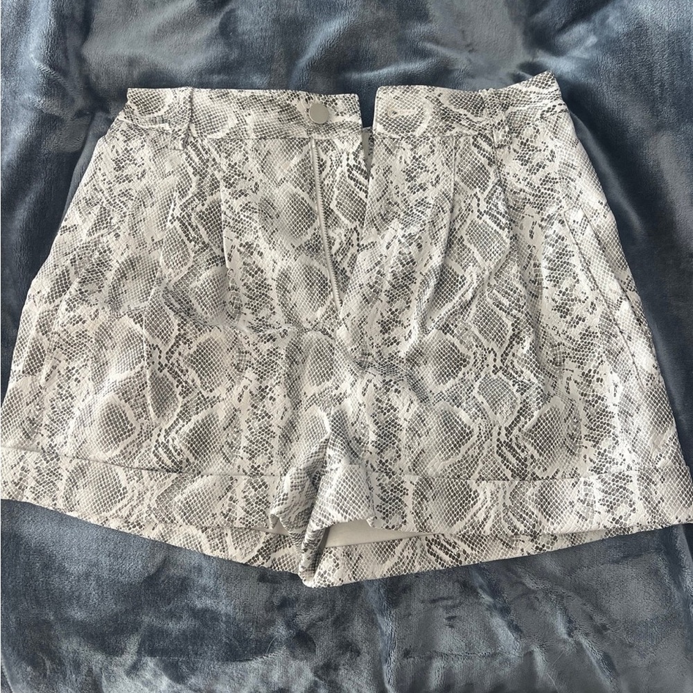 Divine Heritage X Revolve Snakeskin Shorts